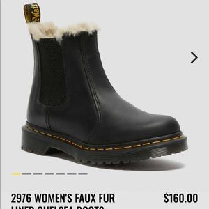 2976 WOMEN'S FAUX FUR LINED CHELSEA BOOTS